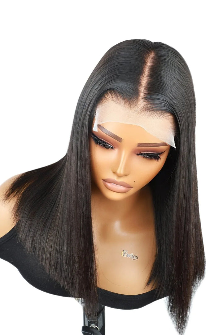 Wear and Go 6x5 Lace Frontal Wig 14 Inch Straight Bob -2