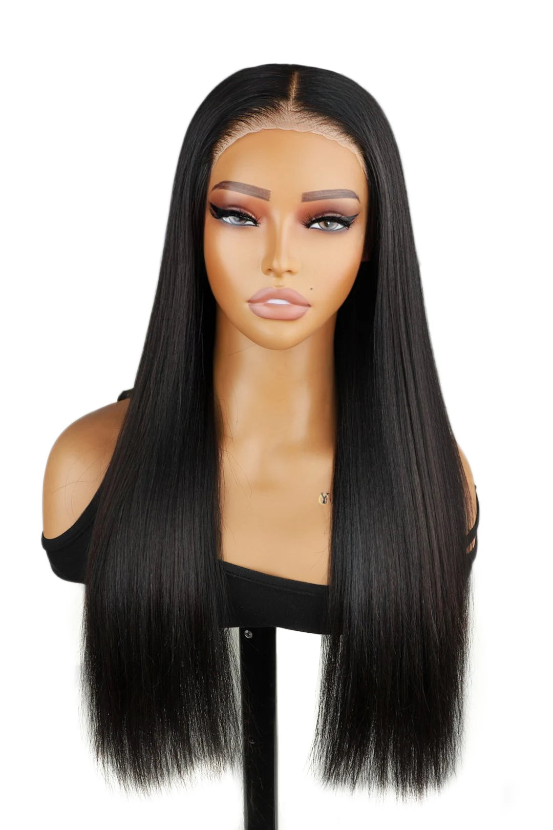 Wear and Go 6x5 Lace Frontal Wig Straight Human Hair Natural Black