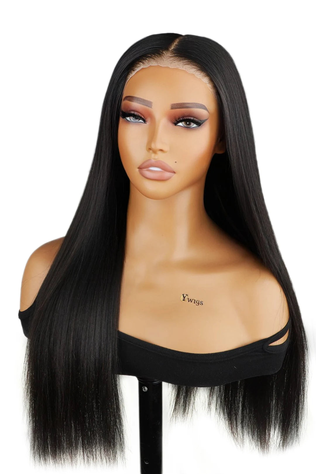 Wear and Go 6x5 Lace Frontal Wig Straight Human Hair Natural Black