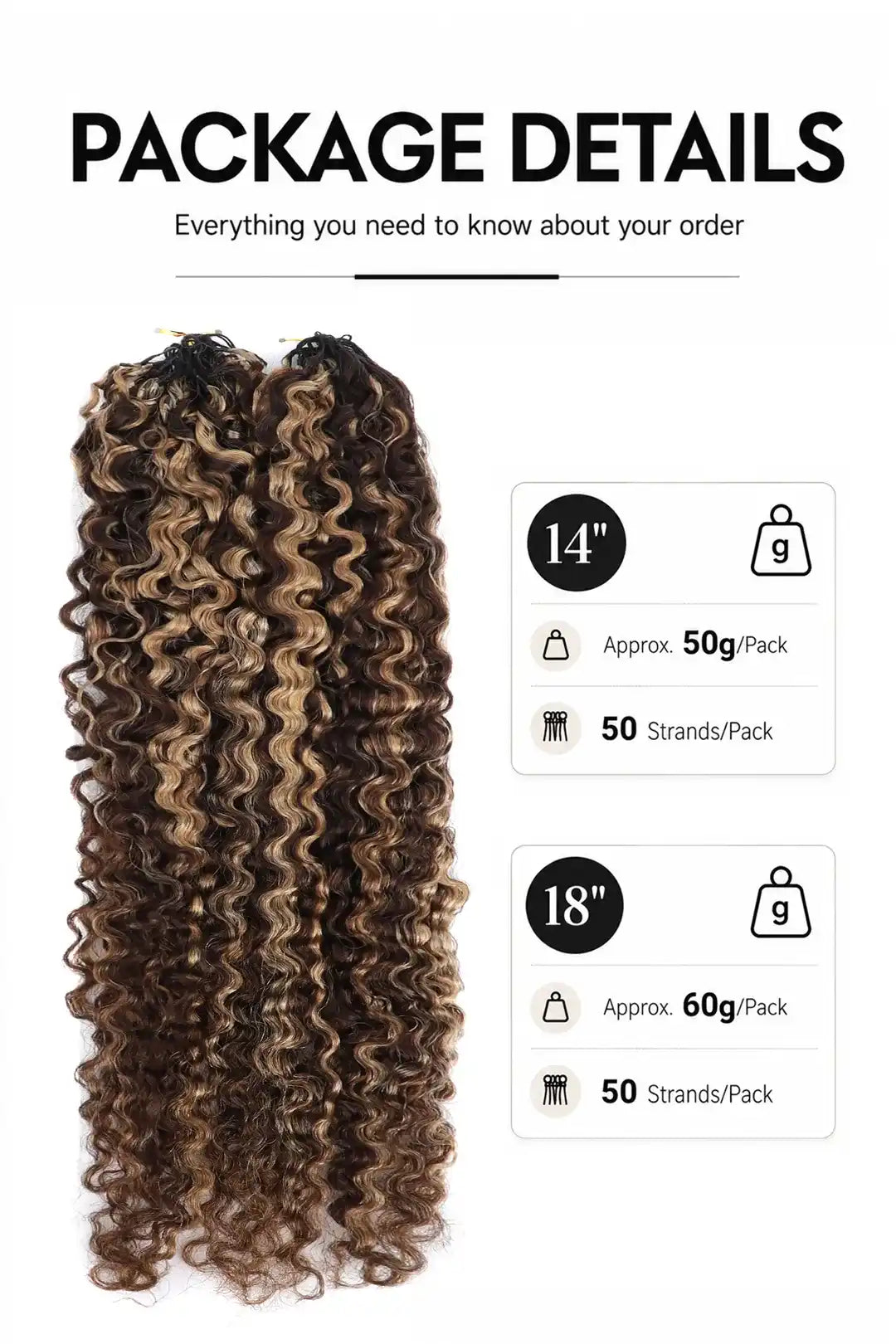 Weight of 4 27 mixed color water deep wave feather crochet human hair