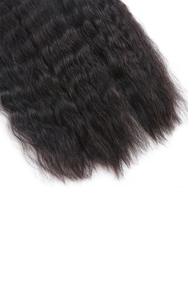 Wet & Wave Bulk Human Hair For Braiding Natural Black BU27 3