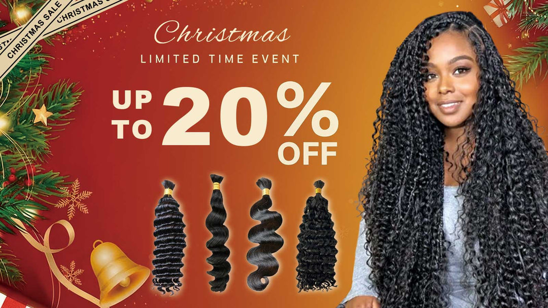 Ygwigs Bulk Human Hair Extension Christmas Deal