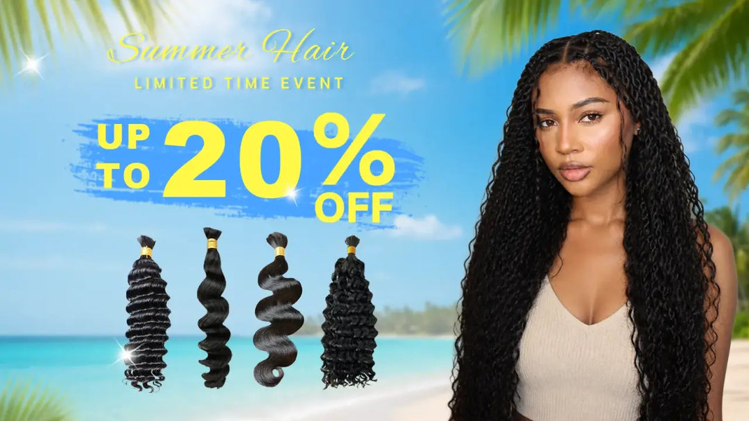 Ygwigs Bulk Human Hair For Braiding Summer Hair Sale