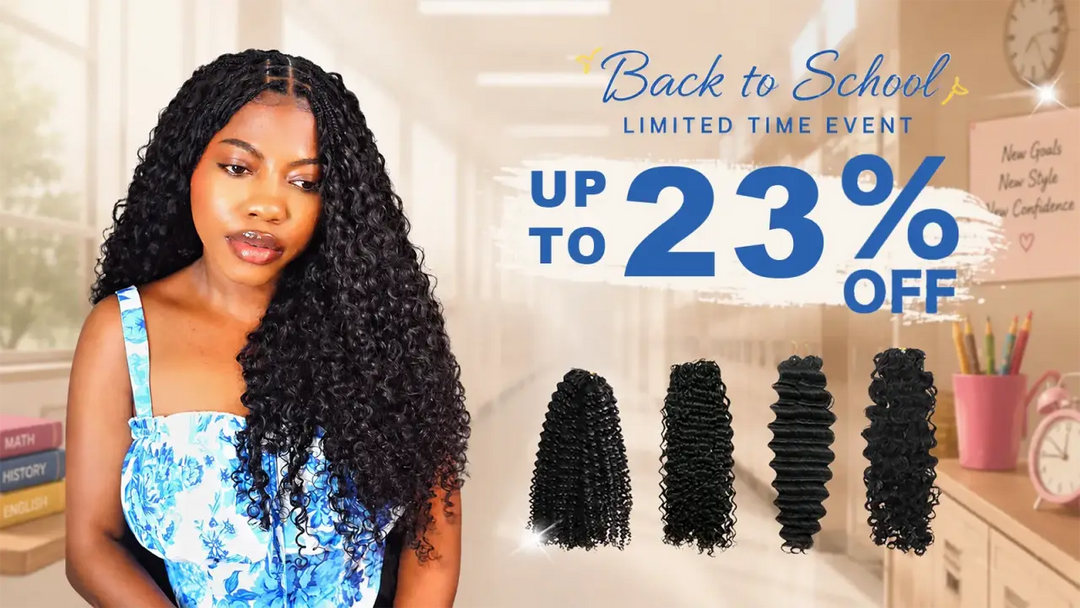 Ygwigs Feather Crochet Hair Extension Back to School Hair Sale