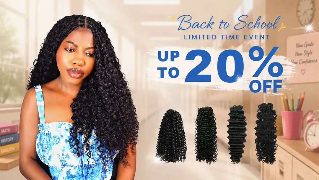 Ygwigs Feather Crochet Hair Extension Back to School Hair Sale