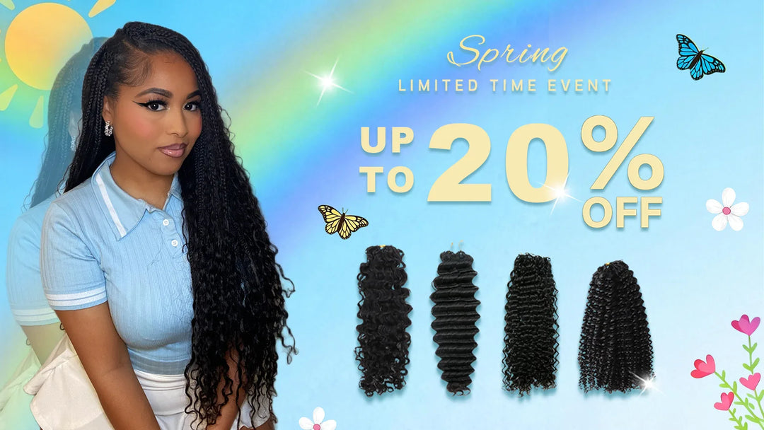 Ygwigs Feather Crochet Hair Extension Human Hair