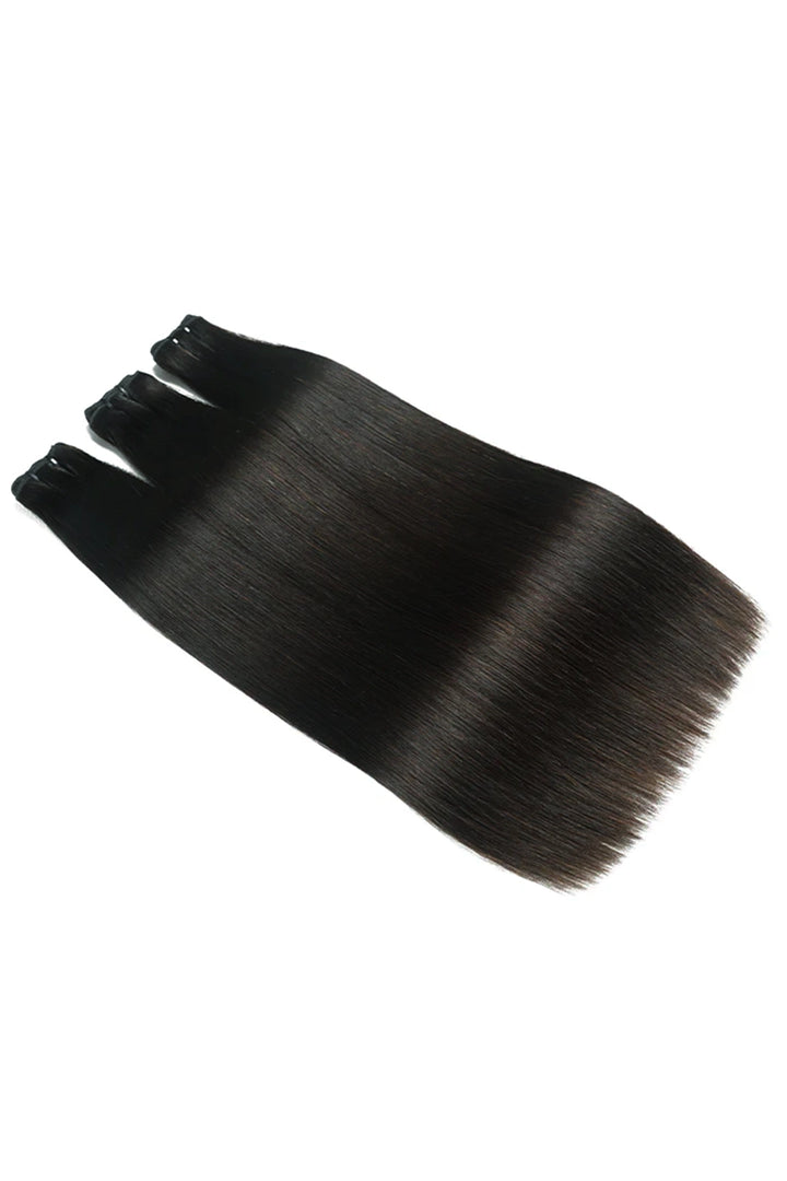 Paquete de cabello crudo Camboya color natural liso 12A