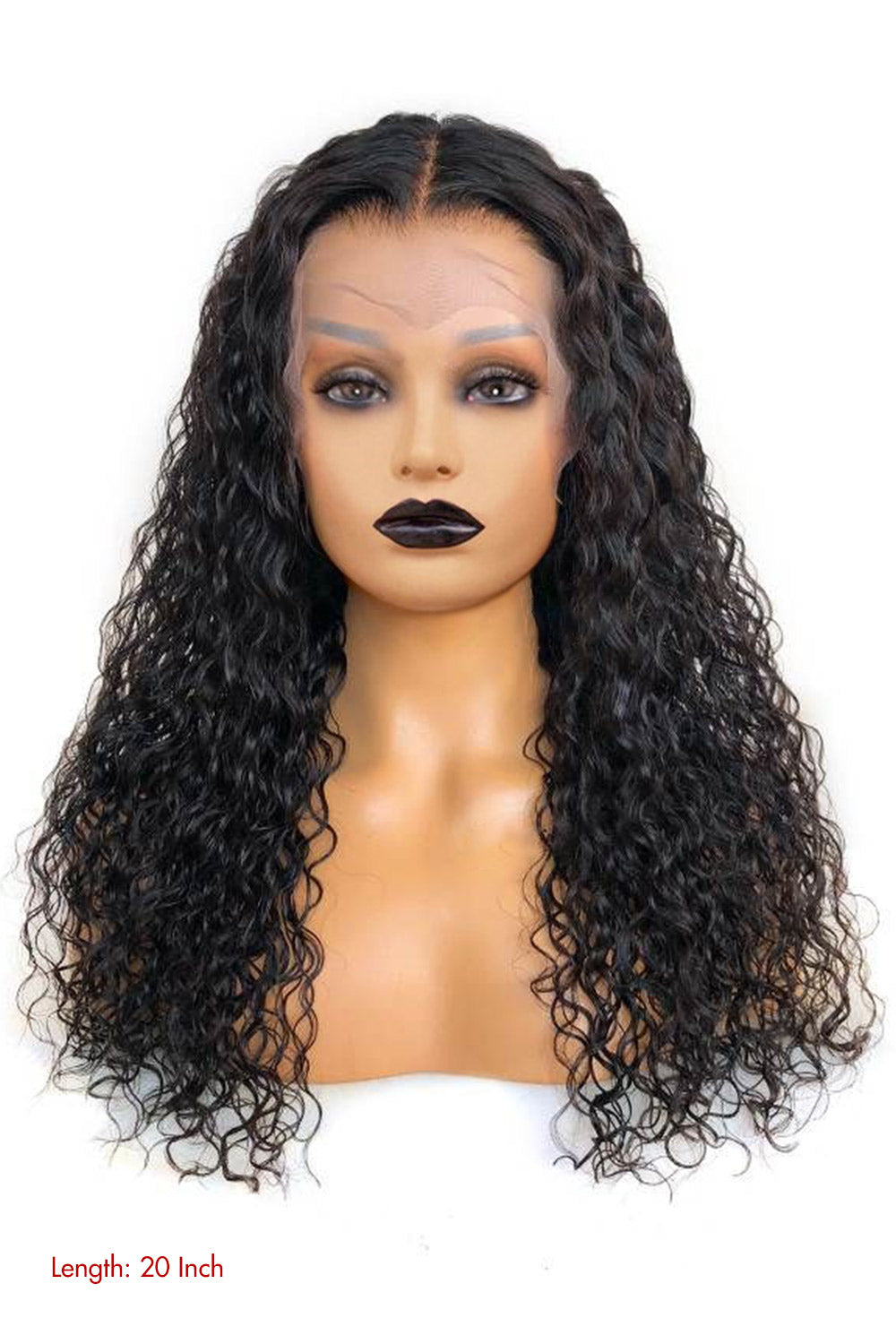 Perruque Longue Noire Synthétique DONNA - Taille Moyenne - Neuf Avec étiquettes