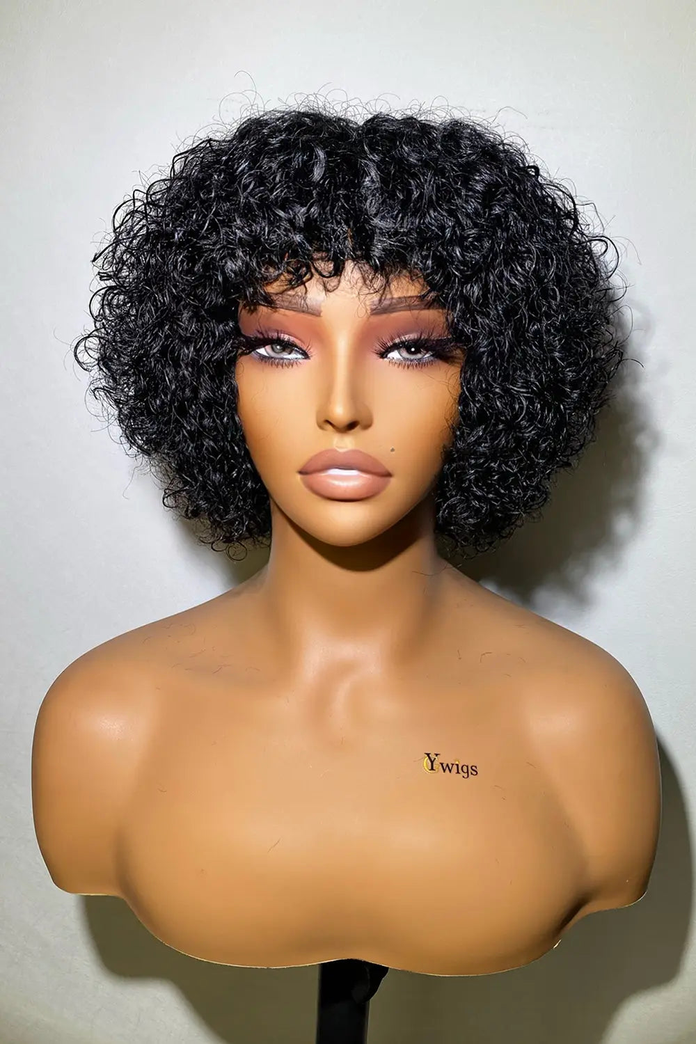 Designer Wigs-Ultra Natural Lightweight Bouncy Non Lace Wig With Bangs