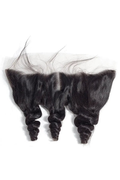 Frontal en dentelle ondulée lâche 13x4 HD