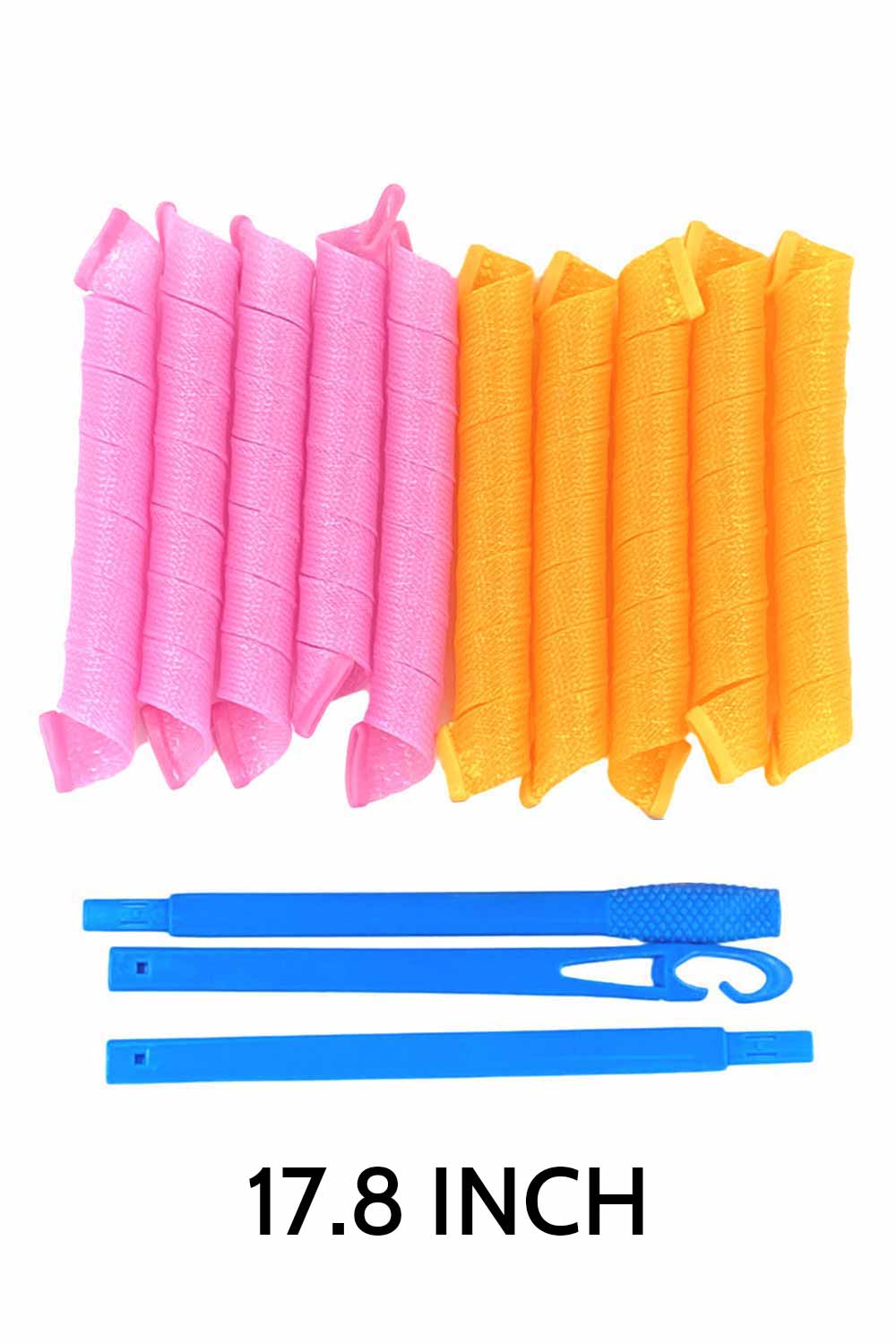 Magic Heatless Spiral Curlers for 4c Curly Hair to Sleep in