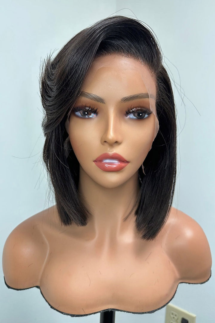Designer Wigs-New Trend Short Layered Bob 13x6 Lace Wig