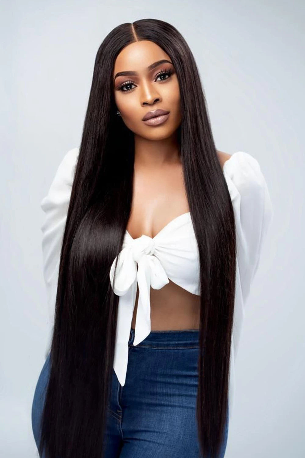 28 40 Inch HD Lace Straight Wig LW01