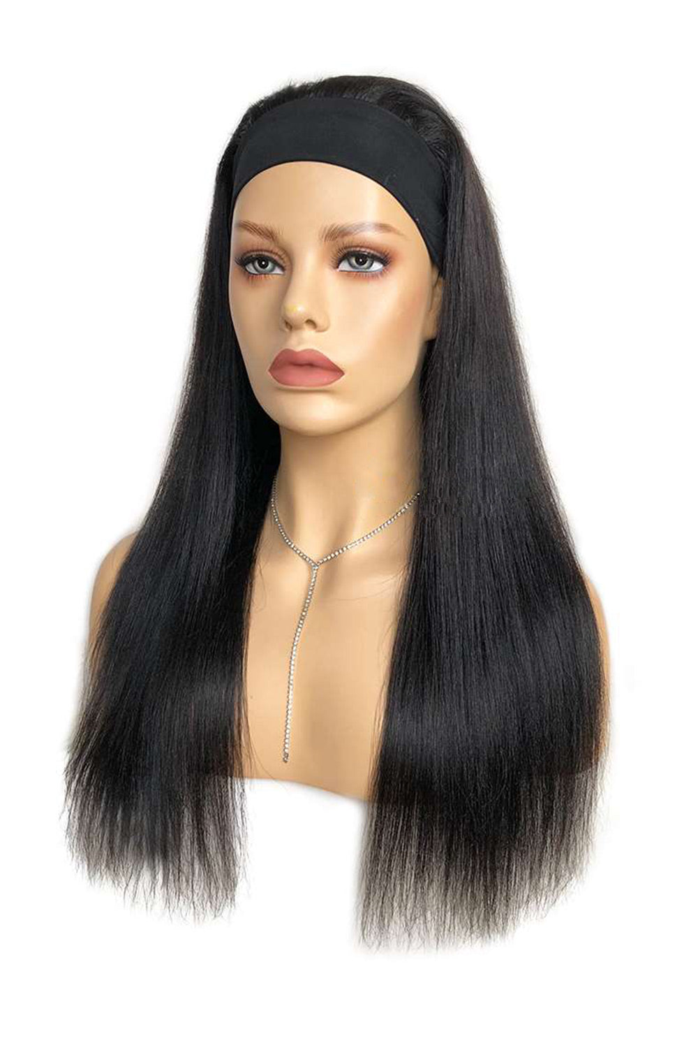 Straight Headband Wig Styles, 100% Human Hair Wig HBW01