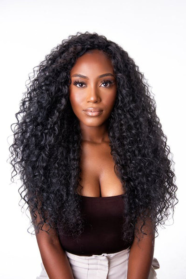 360 Lace Wigs Deep Curly Glueless Pre Plucked Most Natural Looking-1