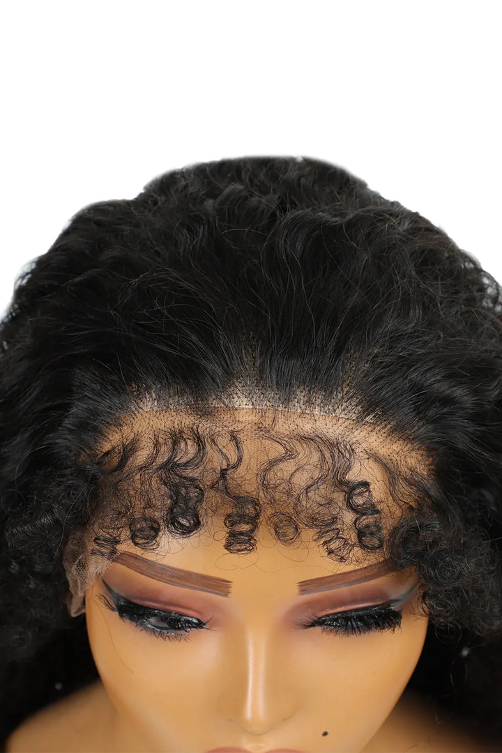 4b edge 13x6 hd lace frontal curl wig detail image