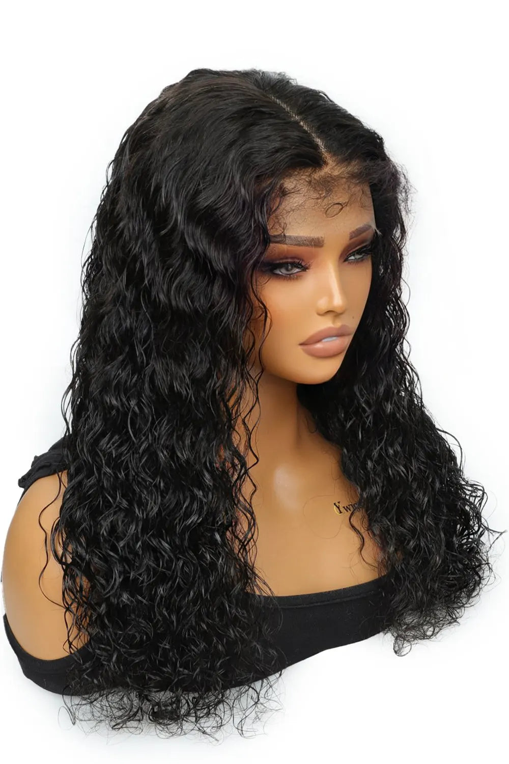 4B Edge Wig Water Wave 13x6 HD Lace Frontal Natural Hairline display picture 1
