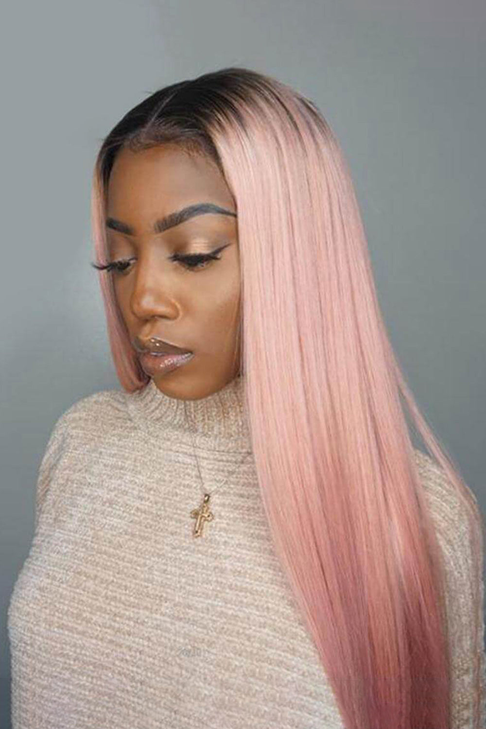 Pink Lace Front Wigs Afterpay CARDI 40