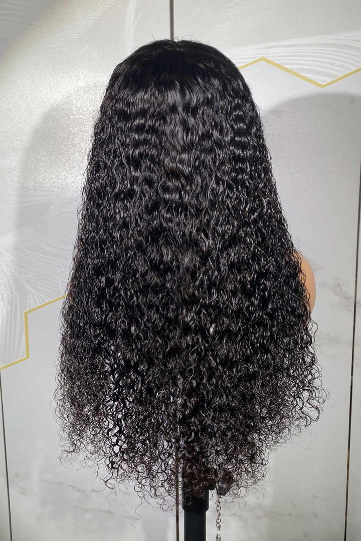 Designer Wigs-13x3 Light Brown Lace 300% Density Water Wave Wigs