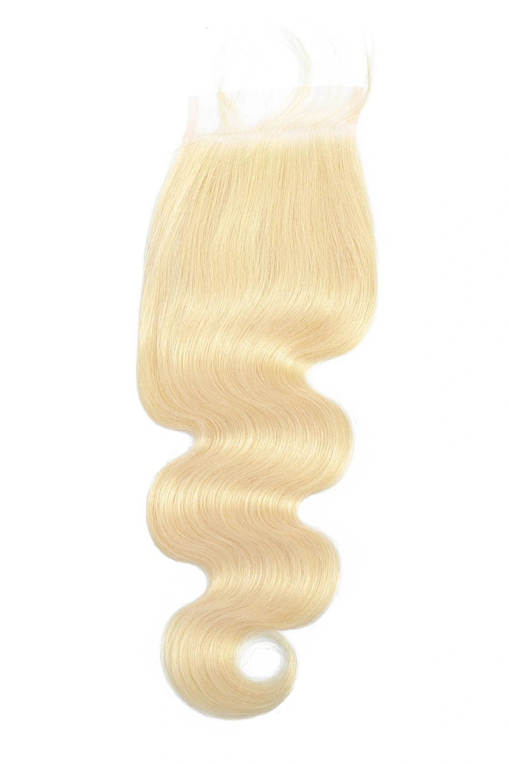 5x5 Blonde HD Lace Closure Body Wave Virgin Hair for Wig Making