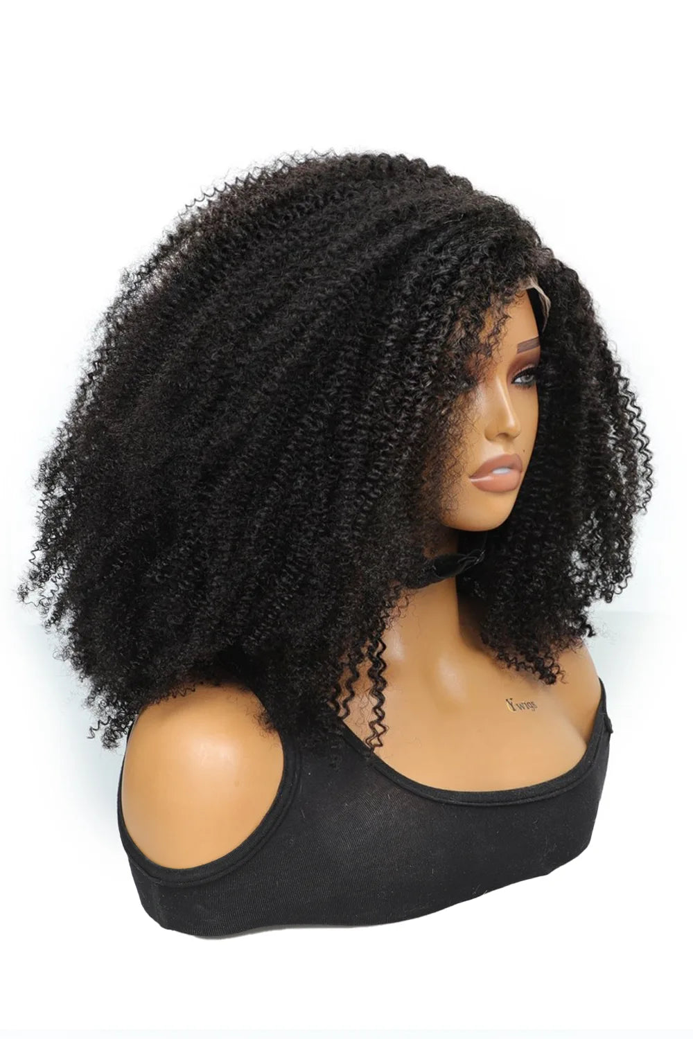 5x5 Glueless HD Lace Closure Afro Wig Kinky Curly 4C Hair 22 inch-2