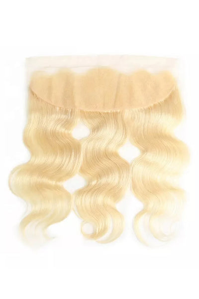 Blonde 13x4 HD dentelle frontale vague de corps