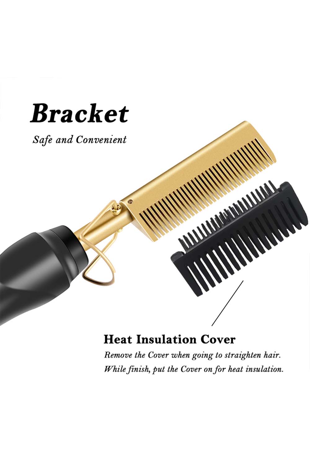 Hot Iron Stove Press Comb Straightening Tools for Black afro Hair Wigs