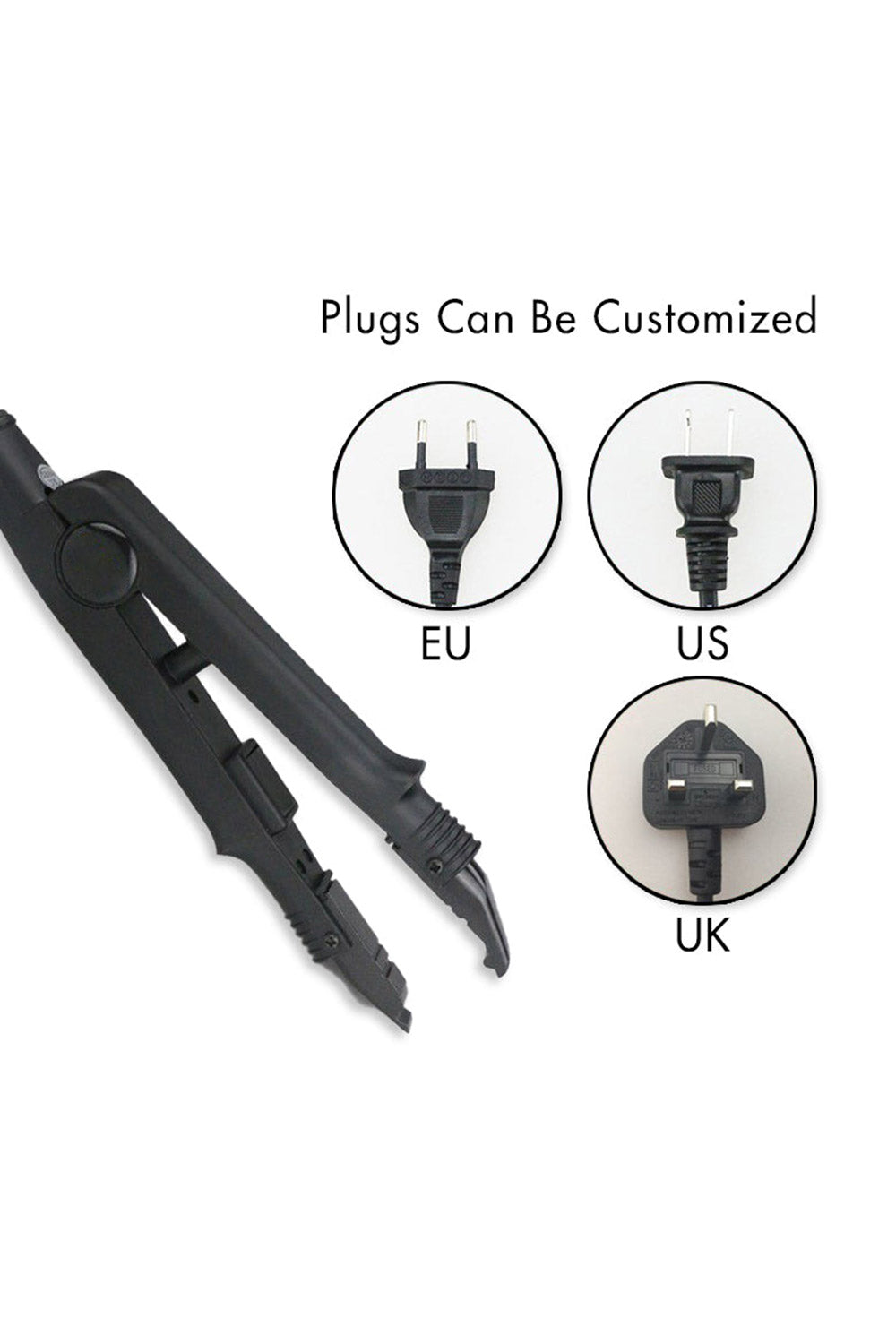 I-Tip Pre-Bonded Hair Extension Iron Gun Connector