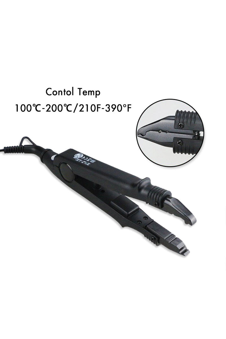 Conector de pistola de hierro para extensión de cabello preadherido I-Tip