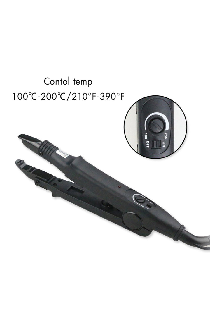 Conector de pistola de hierro para extensión de cabello preadherido I-Tip