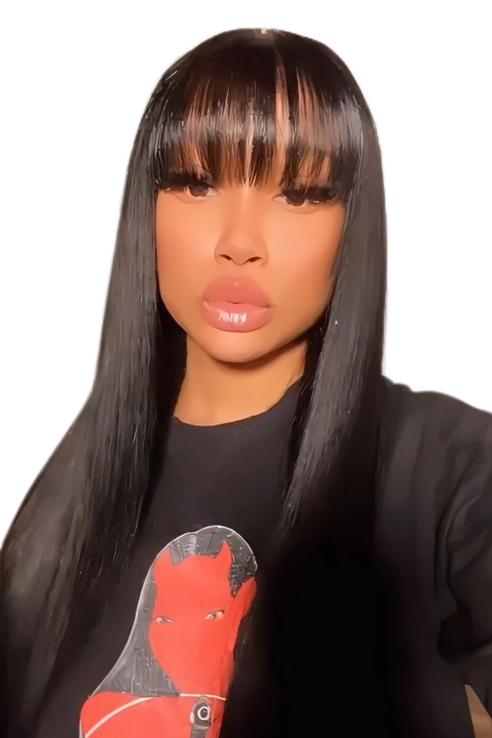 Air Fringe Front Bangs HD Lace Handmade Brazilian Virgin Hair