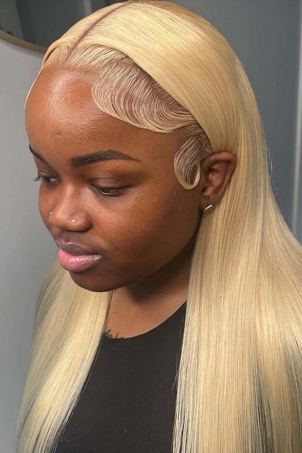 Blonde 613# HD lace Baby Hair Edges