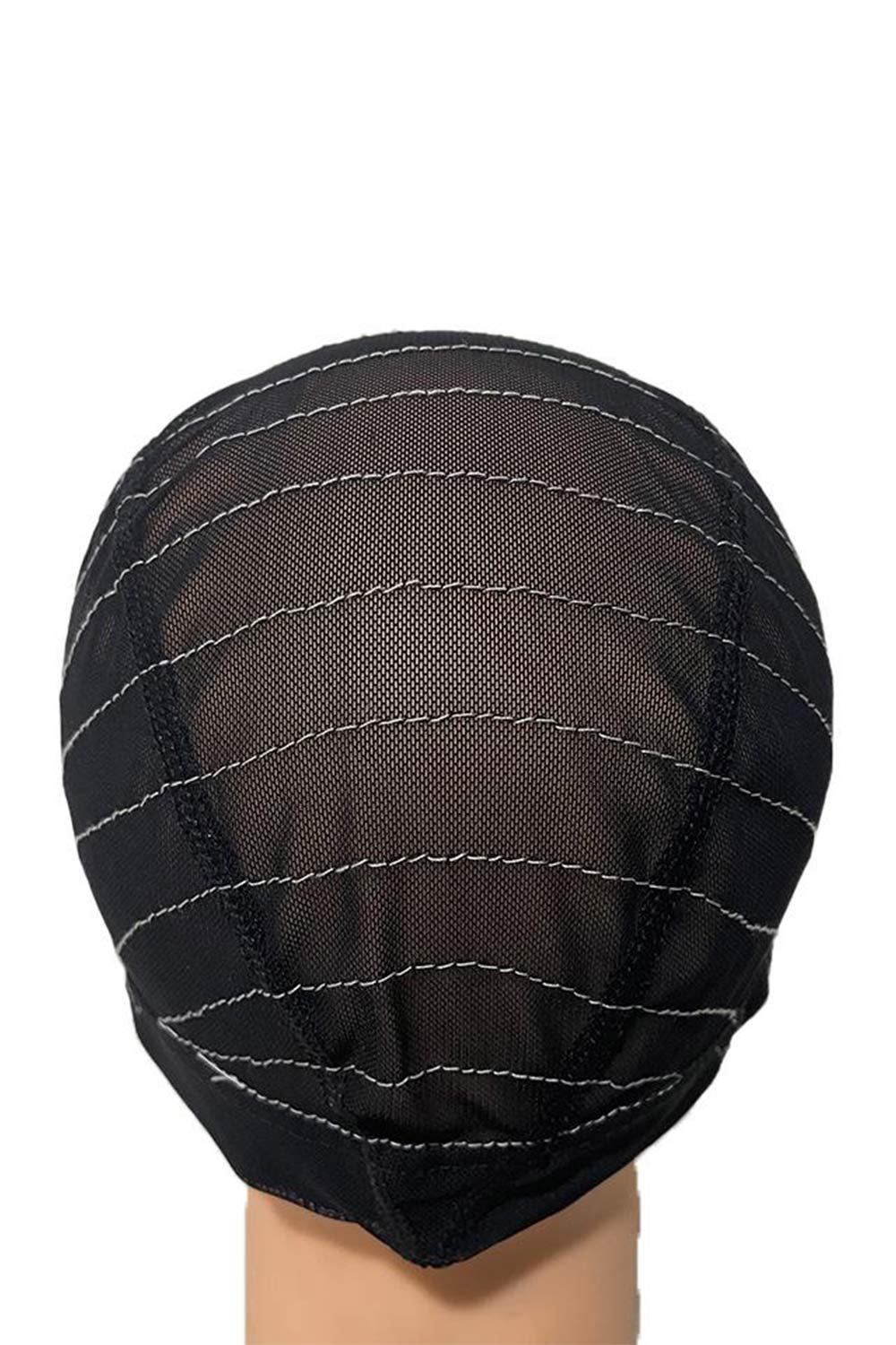 Ygwigs Elastic White Wire Wig Cap Mesh Dome Wig Cap with Guideline Map for Making Your Own Wig 4*4 Lace Closure I Style