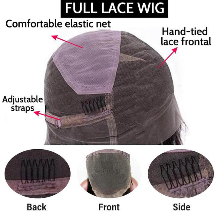 full lace wig cap structure