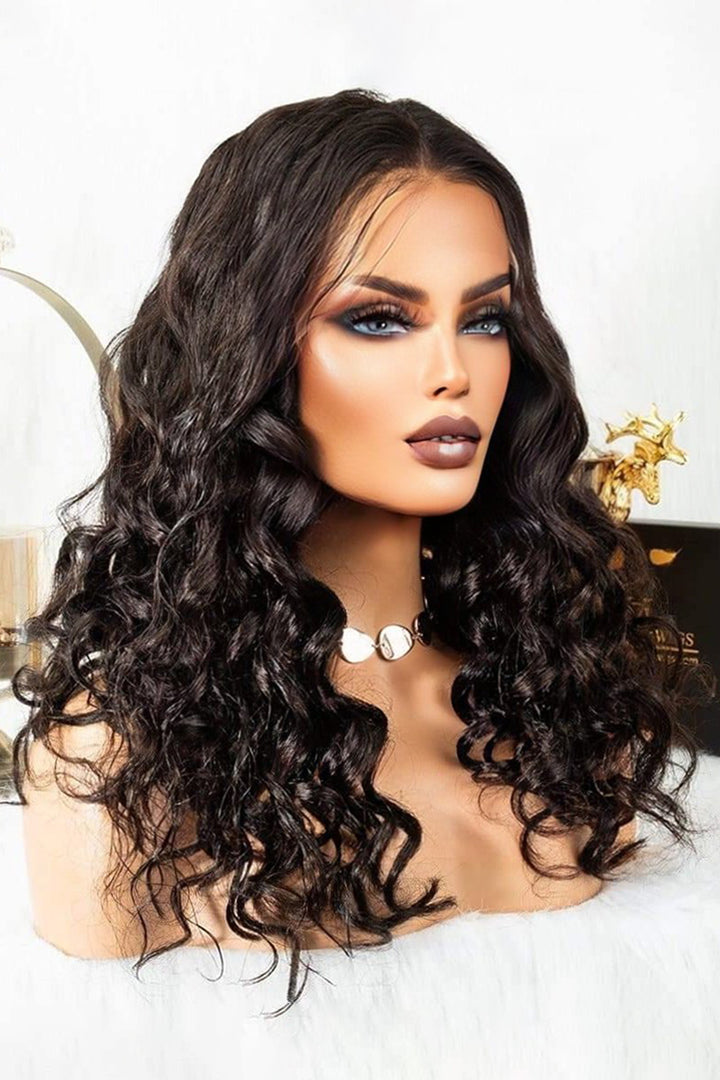 13x6 Glueless HD Lace Body Wave Natural Black-HD33