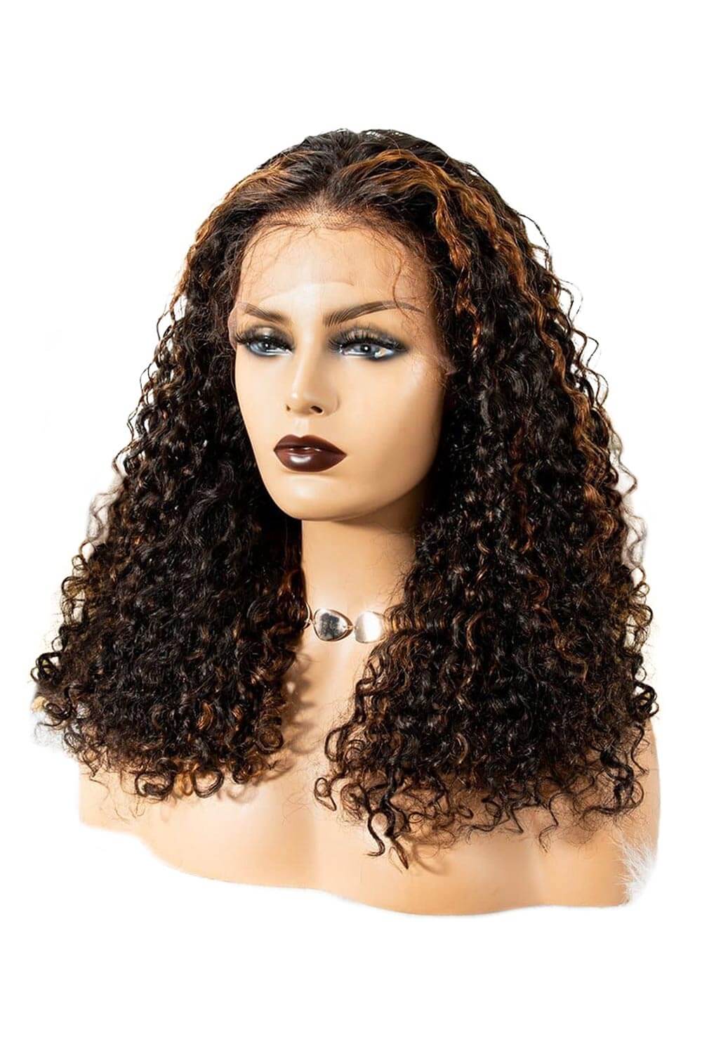 glueless-hd-lace-frontal-brown-wig-with-blonde-highlights-water-wave-3