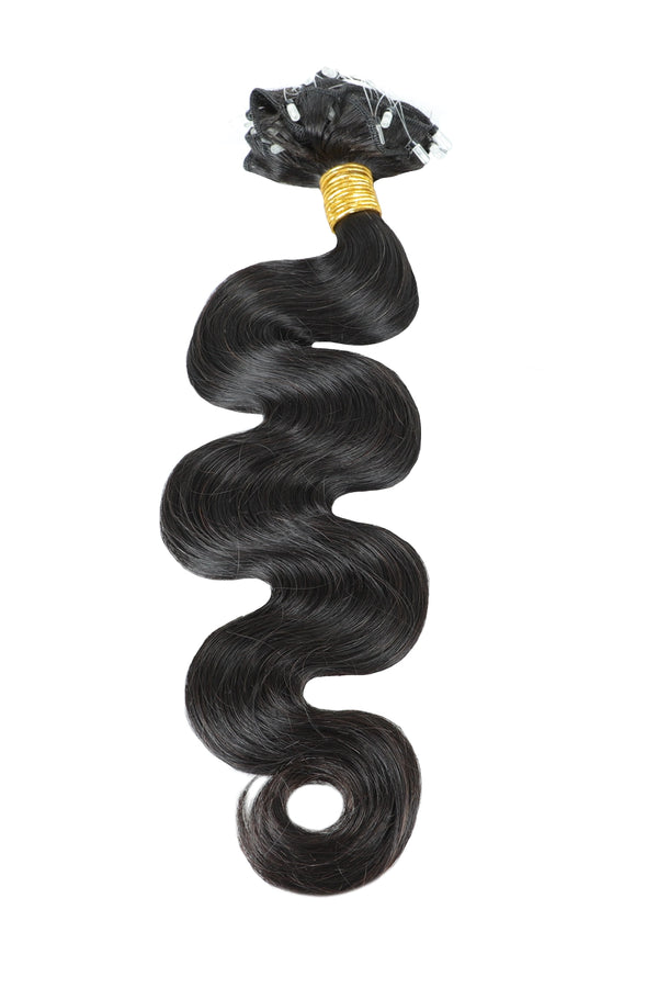 Hair Extensions Bead Double Weft Brazilian Virgin Hair Body Wave