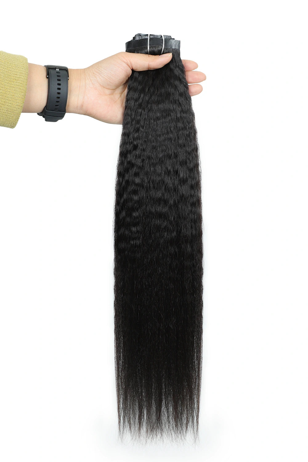 kinky-straight-seamless-clip-in-hair-extensions-natural-black