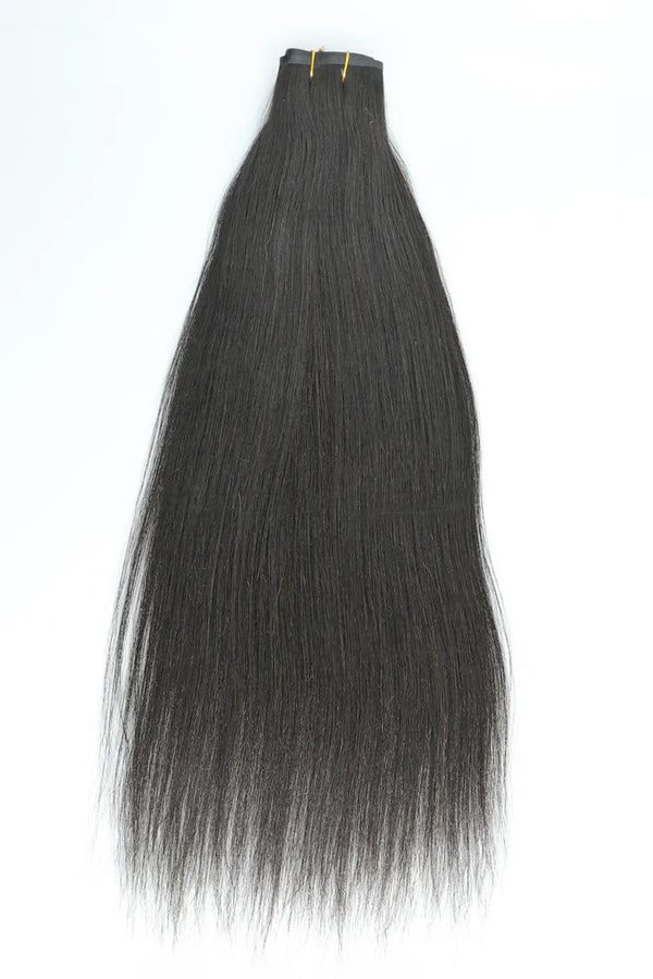 Double Drawn Light YaKi Seamless Clip in Hair Extensions