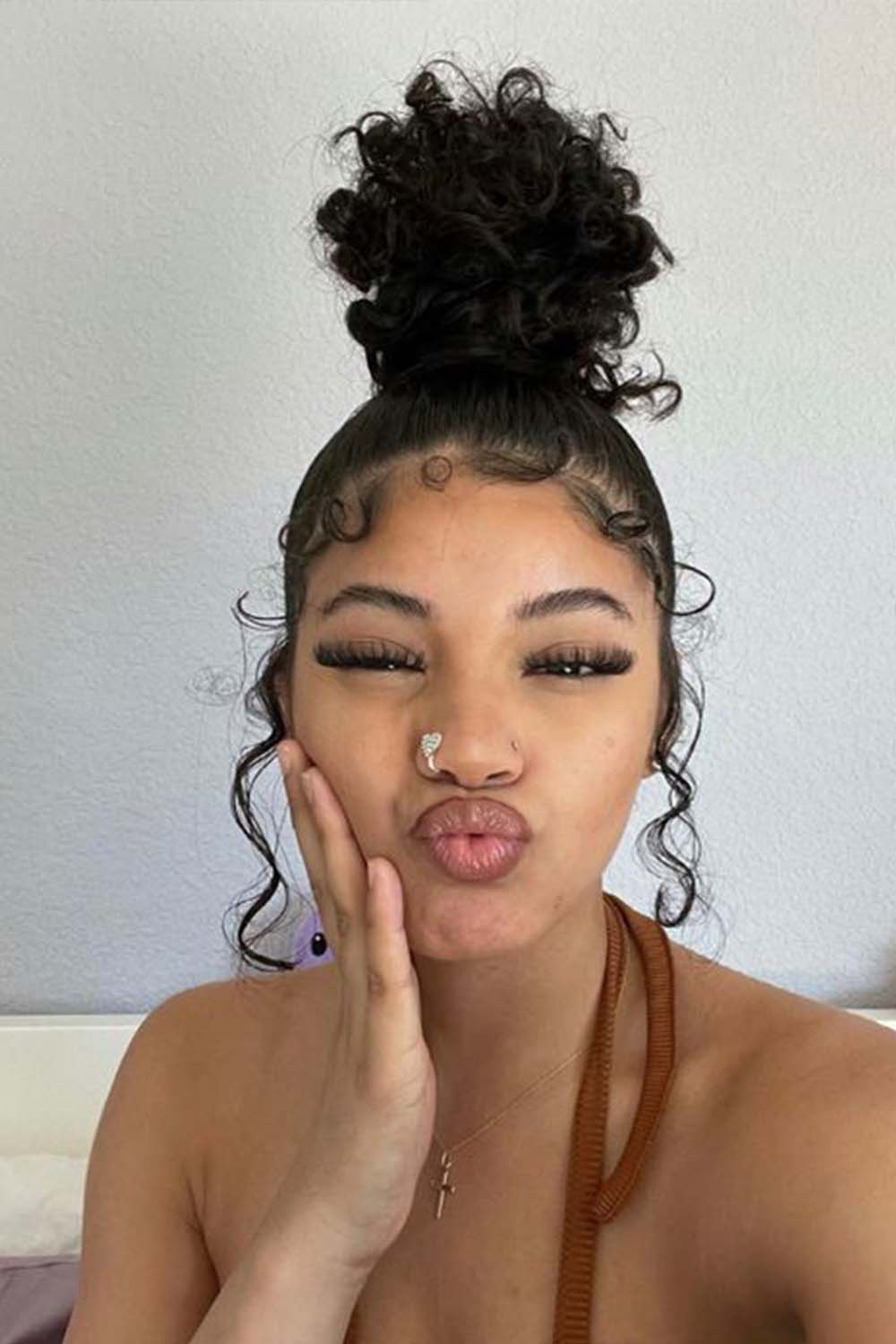 Long Curly and Wave Reusable HD lace Baby Hair Edges 10 Inch