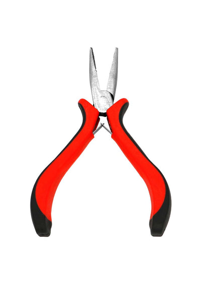 Micro Ring Bead Hair Extension Pliers Curved Tip with Teeth
