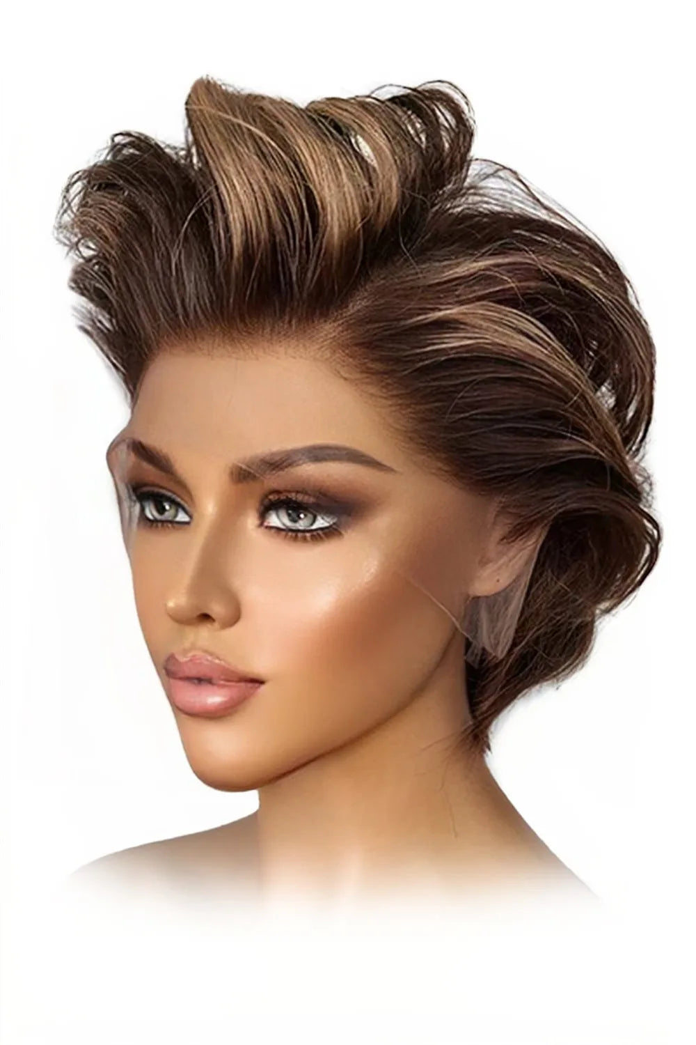 pixie-cut-wig-13x6-transparent-hd-lace-wave-human-hair-brown
