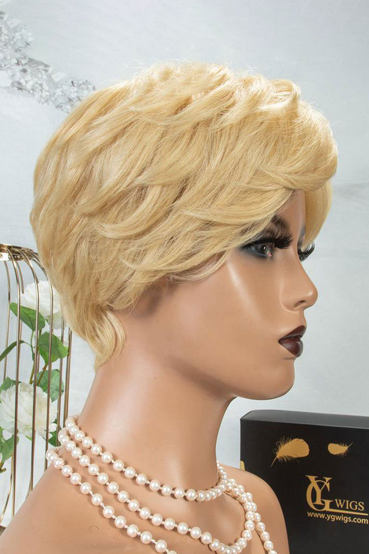 Side Part 99J & 613# Bob Wig For Lady Non Lace MM07