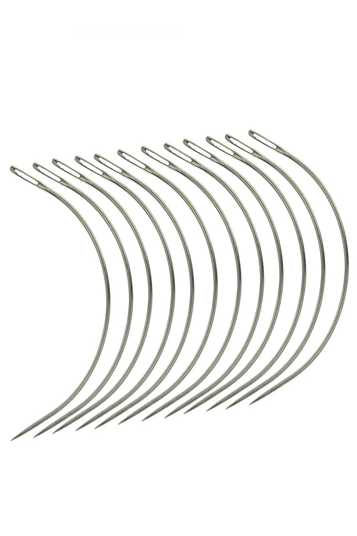 Steel Weaving Needles C Type 12 Pcs