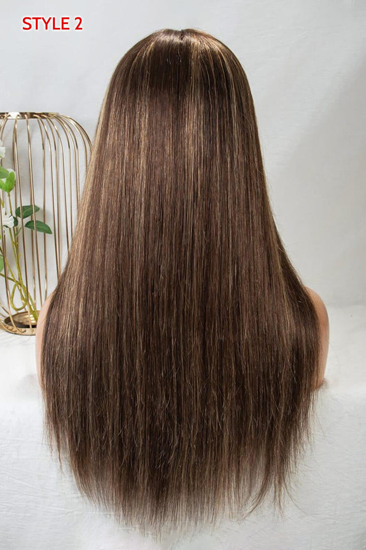 t-part-wig-straight-human-hair-brown-wig-with-blonde-highlights-2