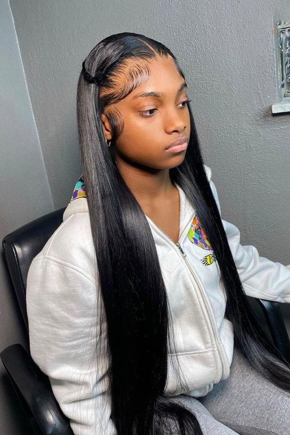 Frontal wig clearance straight