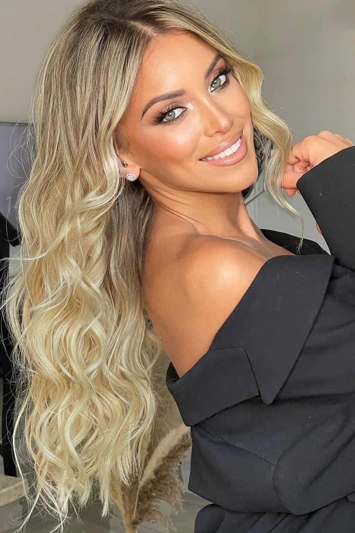 13x6 Glueless HD Lace Wave Ombre Blond Wig-HD29