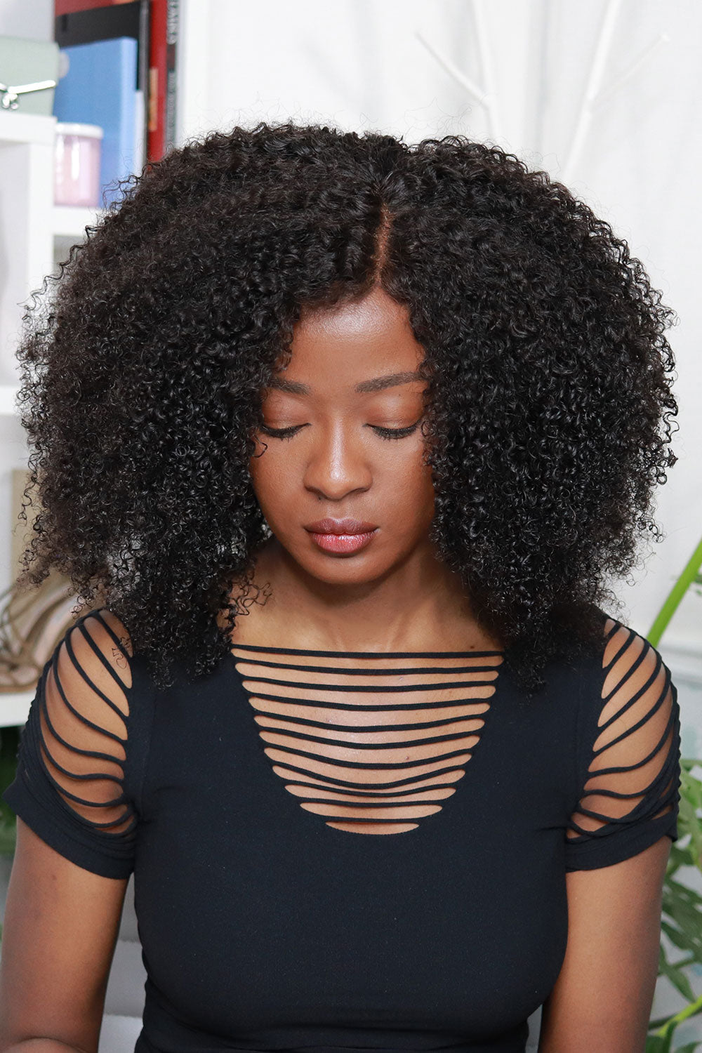 Curly hair extensions headband online